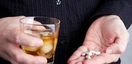 Alkohol als Grund für falsche Verdauung